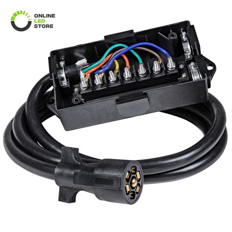 7 way junction box|7 wire trailer wiring kits.